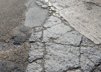 A road surface