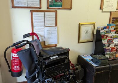 Two fold up wheelchairs