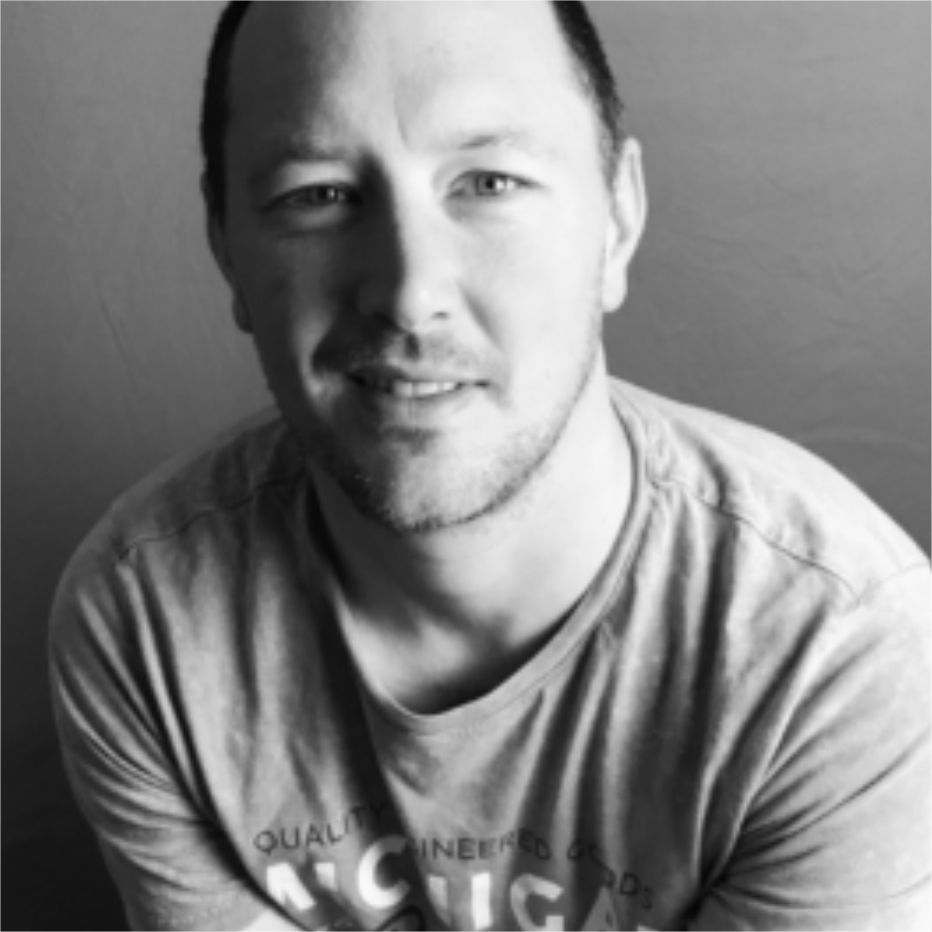 Black and white headshot 