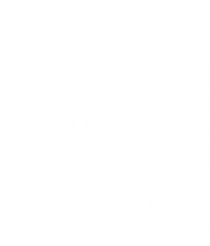 White Peak District Derbyshire and Derby Bronze award 2024 logo